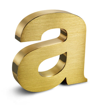 Brass Fabricated Letters