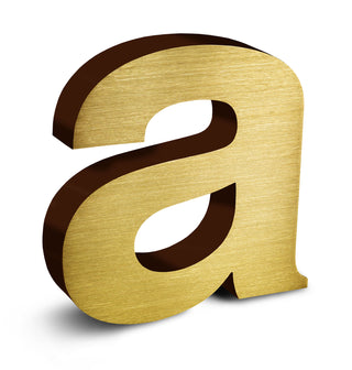 Brass Fabricated Letters