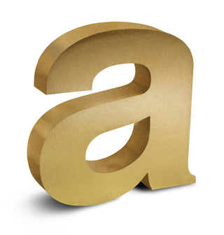 Yellow Brass Fabricated Letters