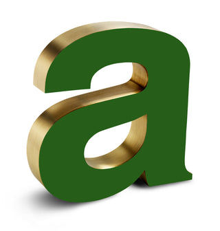 Yellow Brass Fabricated Letters