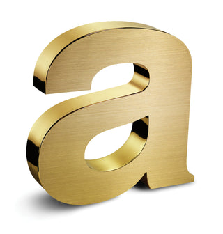 Yellow Brass Fabricated Letters