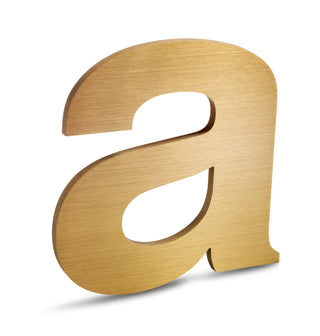 Solid Cut Brass Letters