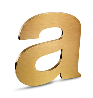 Solid Cut Brass Letters