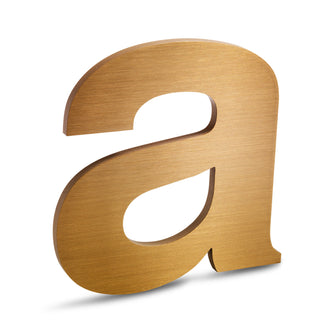 Solid Cut Bronze Letters