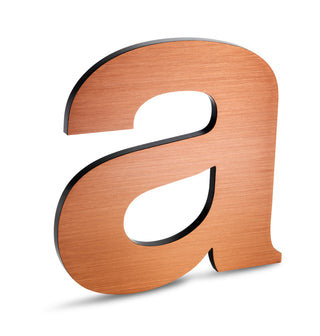 Solid Cut Copper Letters