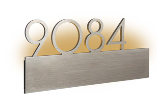 Illuminated Room and Address Signs