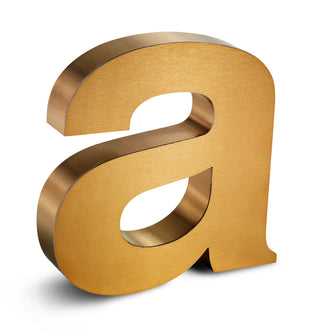 Titanium Fabricated Letters