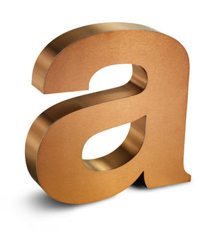 Titanium Fabricated Letters