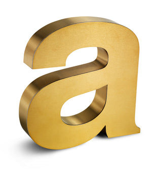 Titanium Fabricated Letters