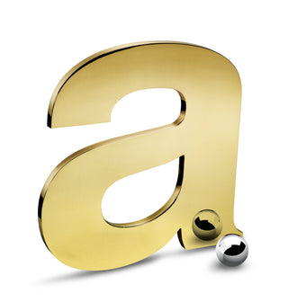 Solid Cut Yellow Brass Letters